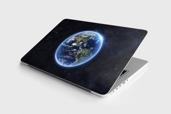Laptop Sticker Notebook Pc Kaplama Etiketi Dünya