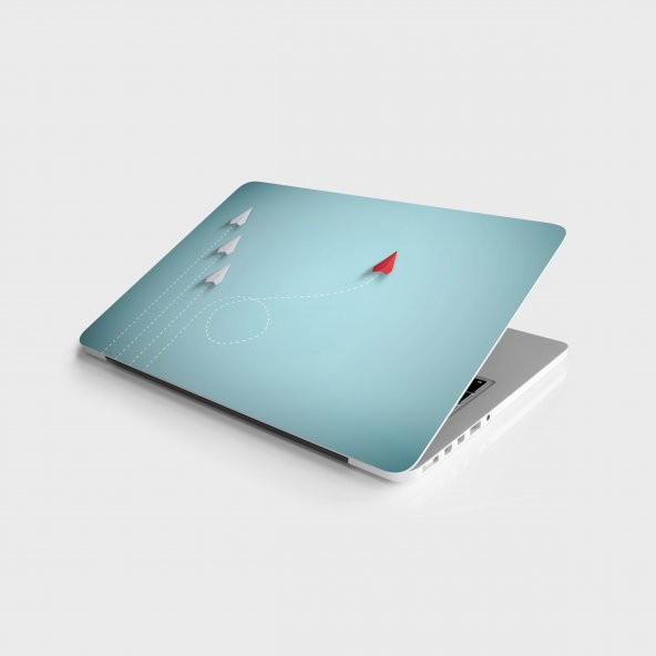 Laptop Sticker Notebook Pc Kaplama Etiketi Kağıt Uçak