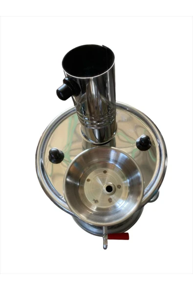 By-Ka 5 Litre Paslanmaz Metal Odunlu Kömürlü Çay Semaveri - 2