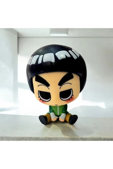 Naruto Action Figure - Anime Manga Figür Biblo 7 Cm - Rock Lee kırılmaz biblo