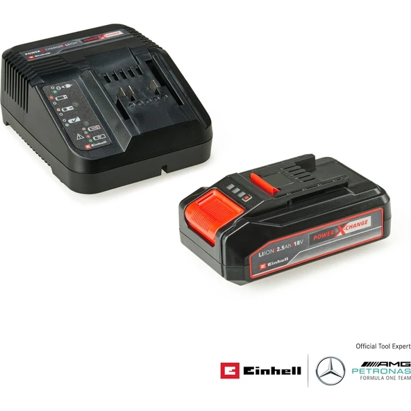 EINHELL 18V 2,5AH PCX STARTER KİT AKÜ ŞARJ CİHAZI