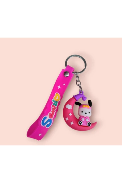 Kuromi Silikon ANahtarlık çanta süsü 1  adet - 2
