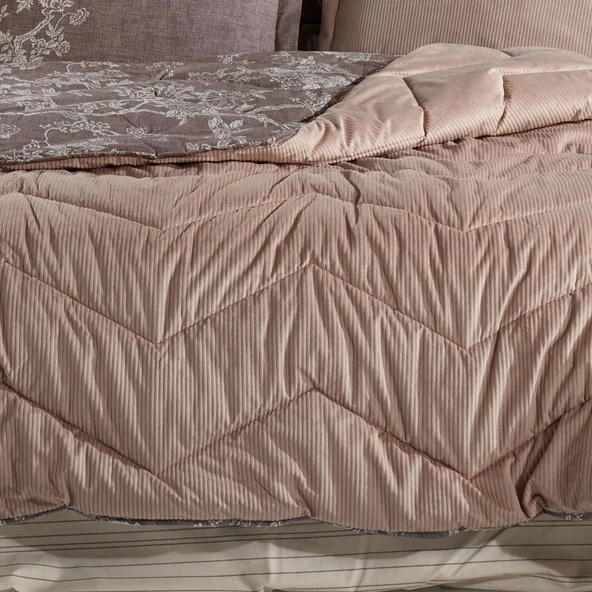 Hobby Comfort Yorgan Seti -Çift Kişilik - Dream Kahve - 3