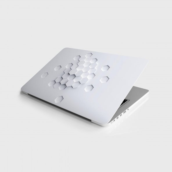 Laptop Sticker Notebook Pc Kaplama Etiketi Beyaz Petek