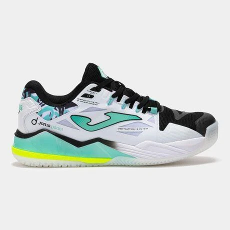 Joma Spin Men 2542 Blanco Turquesa Toprak & Sert Kort Erkek Tenis Ayakkabısı TSPINS2542OM