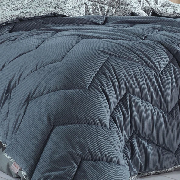 Hobby Comfort Yorgan Seti -Çift Kişilik - Arianna Gri - 3