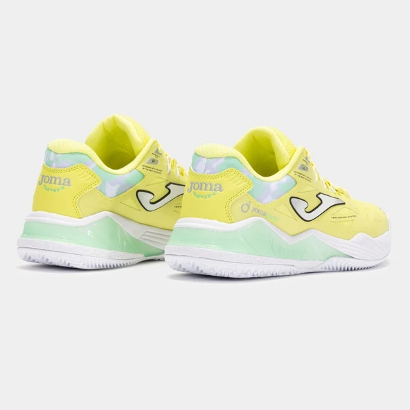 Joma Spin Kadın Sarı Toprak - Sert Kort Tenis & Padel Ayakkabısı TSPILS2509OM - 3