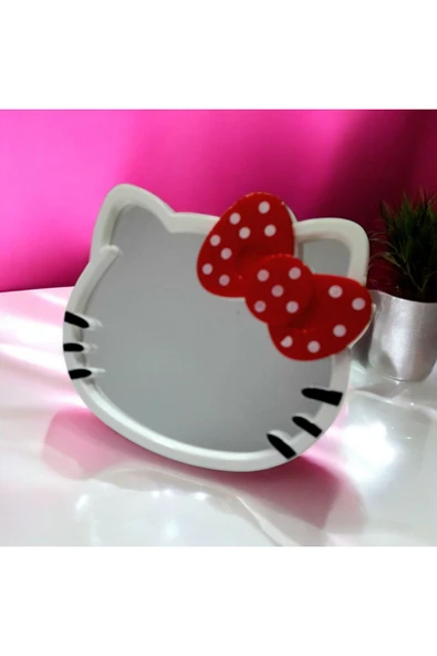 Hello Kitty Organizerli Masa Aynası BEYAZ ürün görseli