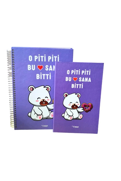 yazılı sözlü sert kapak spiralli OKUL DEFTERİ -hatıra Günlük Anı defteri NOT DEFTERİ VE AJANDA 2 li - Resim 5