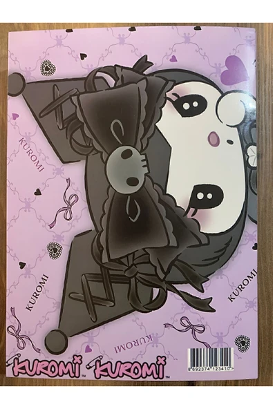 My Melody Kuromi 16 sayfa Boyama Kitabı Sticker Maske Seti