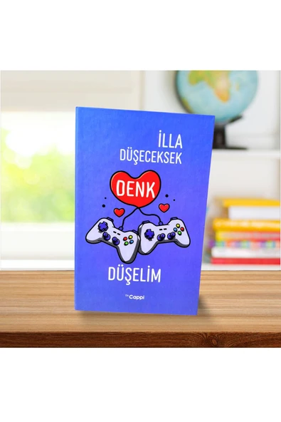 PLAYSTATİON mavİ Renk yazılı sözlü sert kapak Hatıra Defteri Günlük Anı defteri NOT DEFTERİ  AJANDA