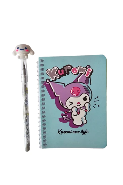 Kuromi Not Defteri Cinnamoroll Yumurtlayan Kalem (1 SET)