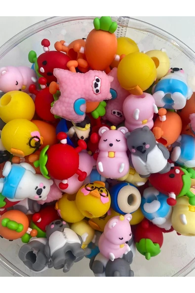 5 Adet Kalem Başlığı / Mini Figür