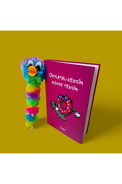 yazılı sözlü sert kapak Hatıra Defteri Günlük Anı defteri NOT DEFTERİ VE AJANDA VE ÖRDEK KALEM - Resim 2