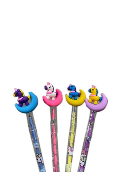 Yumurtlayan Kalem Ay ve Unicorn 4 Adet Karışık