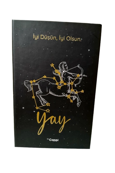 YAY BURCU Burç Defter 14*20 Sert Kapak Çizgili Kabartmalı Defter