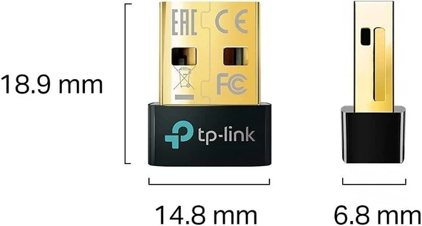 TP-Link UB500, Bluetooth 5.0 Mini USB Adaptör, Siyah - 4