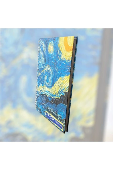 Konsept Van Gogh Tasarımlı Tarihsiz Konuşan Ajanda Planner - 3