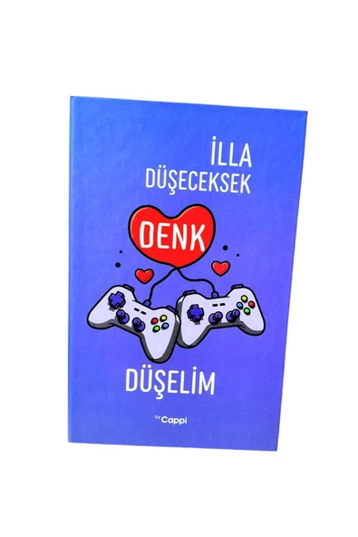 PLAYSTATİON mavİ Renk yazılı sözlü sert kapak Hatıra Defteri Günlük Anı defteri NOT DEFTERİ  AJANDA - 2