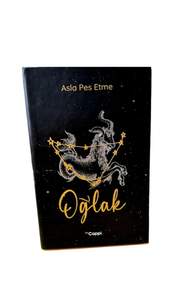 OĞLAK BURCU Burç Defter 14*20 Sert Kapak Çizgili Kabartmalı Defter