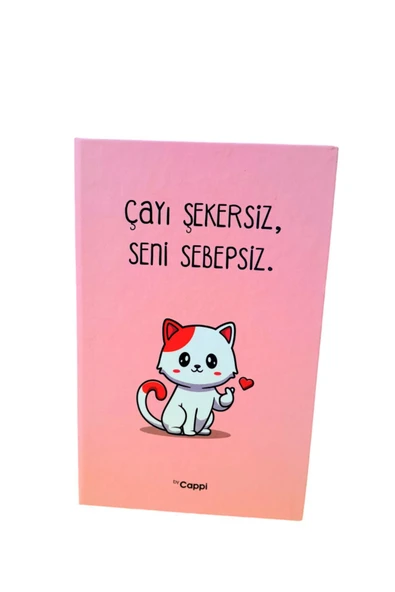 Pastel Renkler yazılı sözlü sert kapak Hatıra Defteri Günlük Anı defteri NOT DEFTERİ VE AJANDA - Resim 2