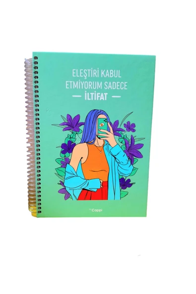 Pastel Renkler yazılı sözlü sert kapak OKUL DEFTERİ Günlük Anı defteri NOT DEFTERİ VE AJANDA - Resim 2