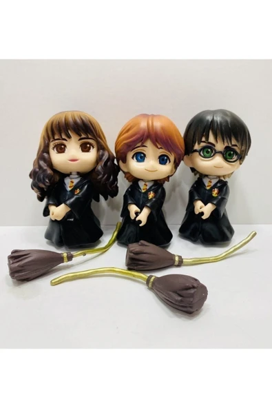3 Lü Harry Potter Lisanslı Masa Figürleri
