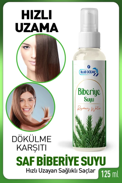 Biberiye Suyu Dökülme Karşıtı ve Hızlı Saç Uzatma Etkili Saf Saç Toniği 125 ML - 3