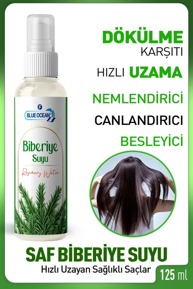Biberiye Suyu Dökülme Karşıtı ve Hızlı Saç Uzatma Etkili Saf Saç Toniği 125 ML - 5
