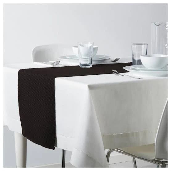 SUMUHOME MARIT RUNNER SİYAH 130x35 CM - 2