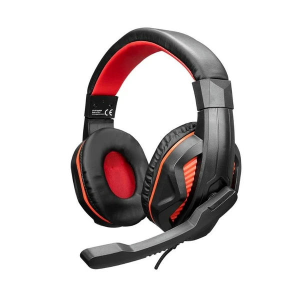 Hytech HY-G9 BANNER Gaming Oyuncu Mikrofonlu Kulaklık, Siyah-kırmızı ürün görseli 1