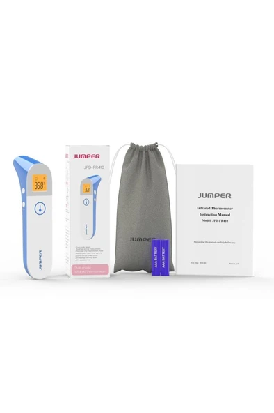 Temassız Ateş Ölçer Alından Ve Kulaktan Jpd-fr410 Beyaz-mavi - 4