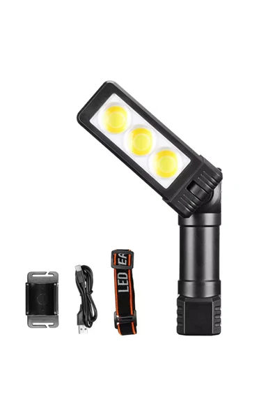 Watton   Şarjlı Mıknatıslı Çalışma Lambası Kafa Işığı WT-706 - 3