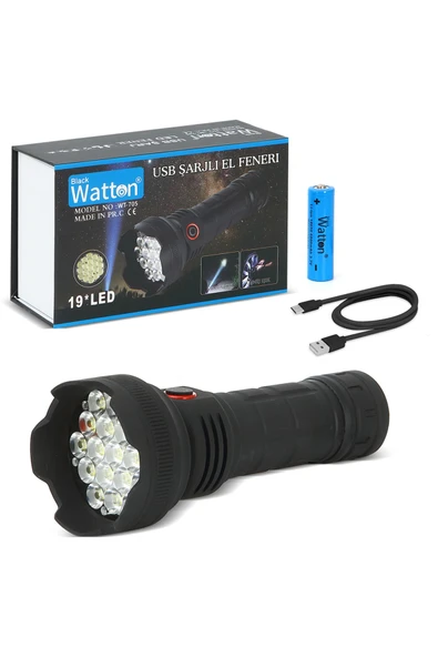 Watton   19 Led 5 Mod Geniş Açı El Feneri WT-705