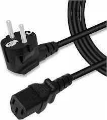 Bilgisayar Kasası Güç Kablosu Monitör Laptop Power Enerji Kablosu 1,5 metre 3x0.75mm  1,5m - Resim 2