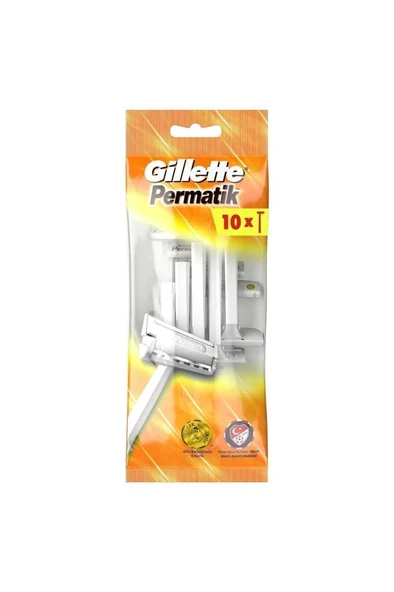 Gillette Permatik Kullan At 10'lu Tıraş Bıçağı