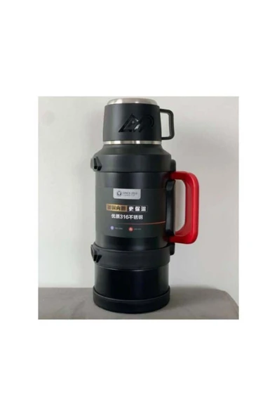 Paslanmaz Çelik 2,5 Litre Termos 48 saat sıcak 72 saat soğuk seyahatte kampta piknikte - 7