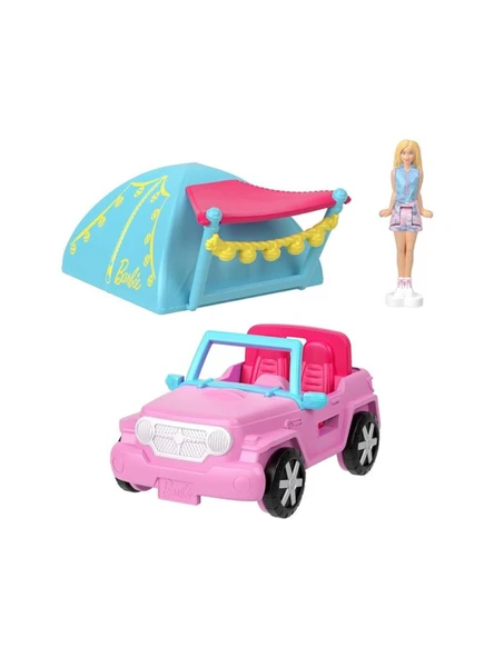 Mattel Mate-Hyf38 Mini Barbieland Araçlar Kamp Aracı Hyf43 - 4