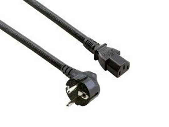 Bilgisayar Kasası Güç Kablosu Monitör Laptop Power Enerji Kablosu 1,5 metre 3x0.75mm  1,5m - Resim 3