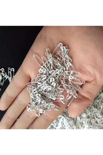 Sermet Süs Dünyası Çengelli Iğne Mini Takılık Iğne-takı Iğnesi (100'lü) Paket-gümüş - 2