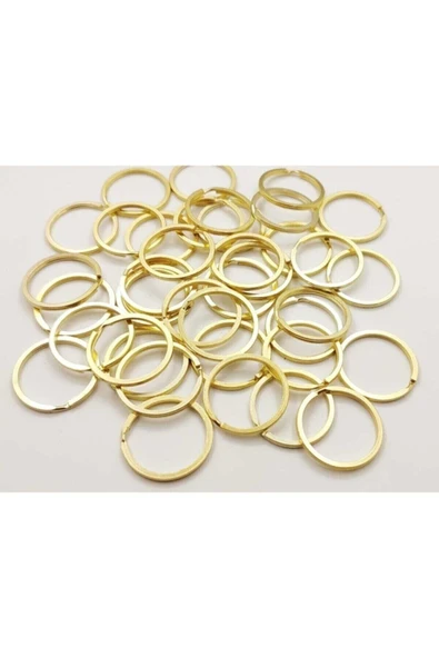 Hobinet Makrome 24 Mm Ezme Anh. Halkası Sarı 100 Adet