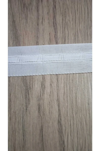 Üçbey Tekstil Üçbey Perde Ekstraforu Devamlı Büzgü 4 Cm 10 Metre