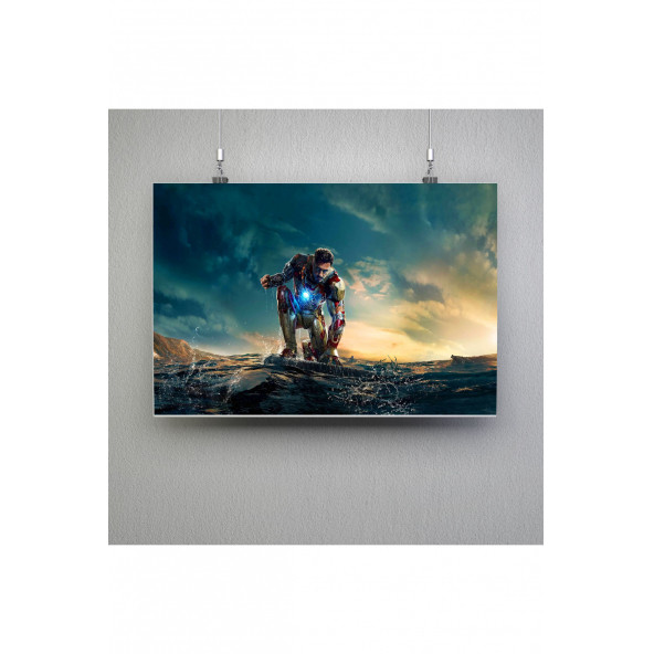 İronman Poster Model 11 (KİTAP AYRACI HEDİYE)