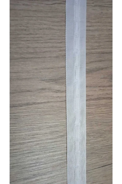 Üçbey Tekstil Üçbey Perde Ekstraforu Devamlı Büzgü 4 Cm 10 Metre - 2