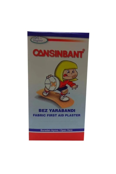 CANSIN BANT Cansınbant Yara Bandı Bez Bant 300 Adet - 3