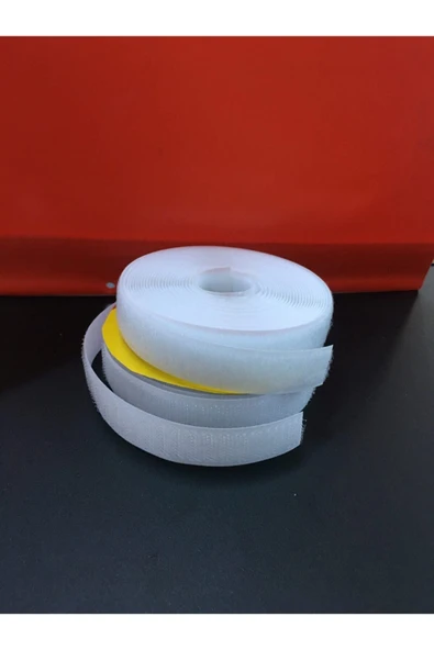 Kayıran cırtbant 2 Cm. Beyaz Cırtbant 3 Metre - 2