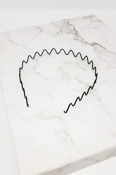 Vilma Aksesuar Tel Taç Toka Zigzag - 2