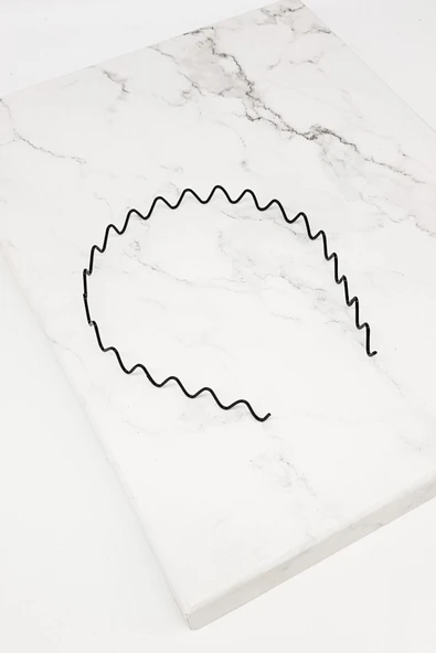 Vilma Aksesuar Tel Taç Toka Zigzag