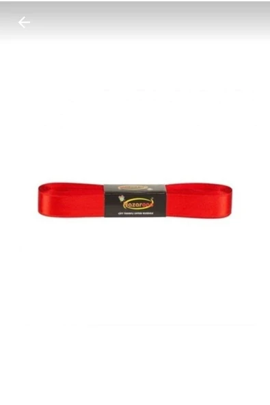 HİSARAKSESUAR Saten Kurdela 2cm Kırmızı - 2