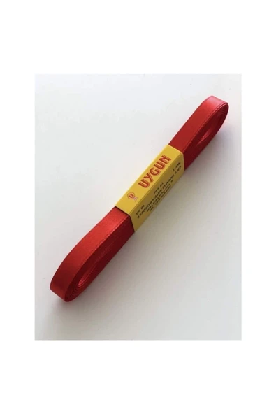 HİSARAKSESUAR Kırmızı Saten Kurdele 1cm